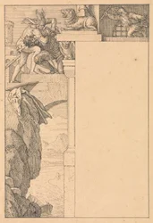 Siegfried kämpft mit dem Torwächter